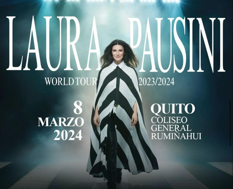 Laura Pausini regresa a Ecuador en un concierto especial por el Día de la Mujer