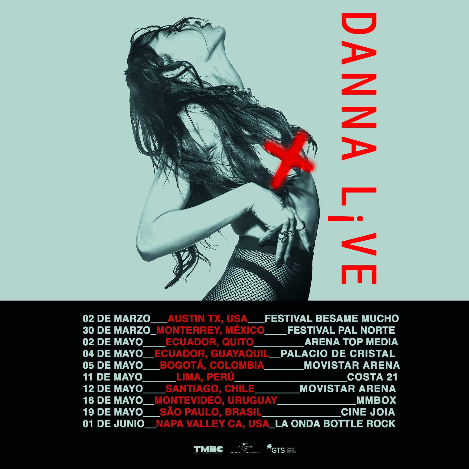¡DANNA POR PRIMERA VEZ EN ECUADOR! ANUNCA CONCIERTO EN QUITO Y GUAYAQUIL “DANNA LiVE»