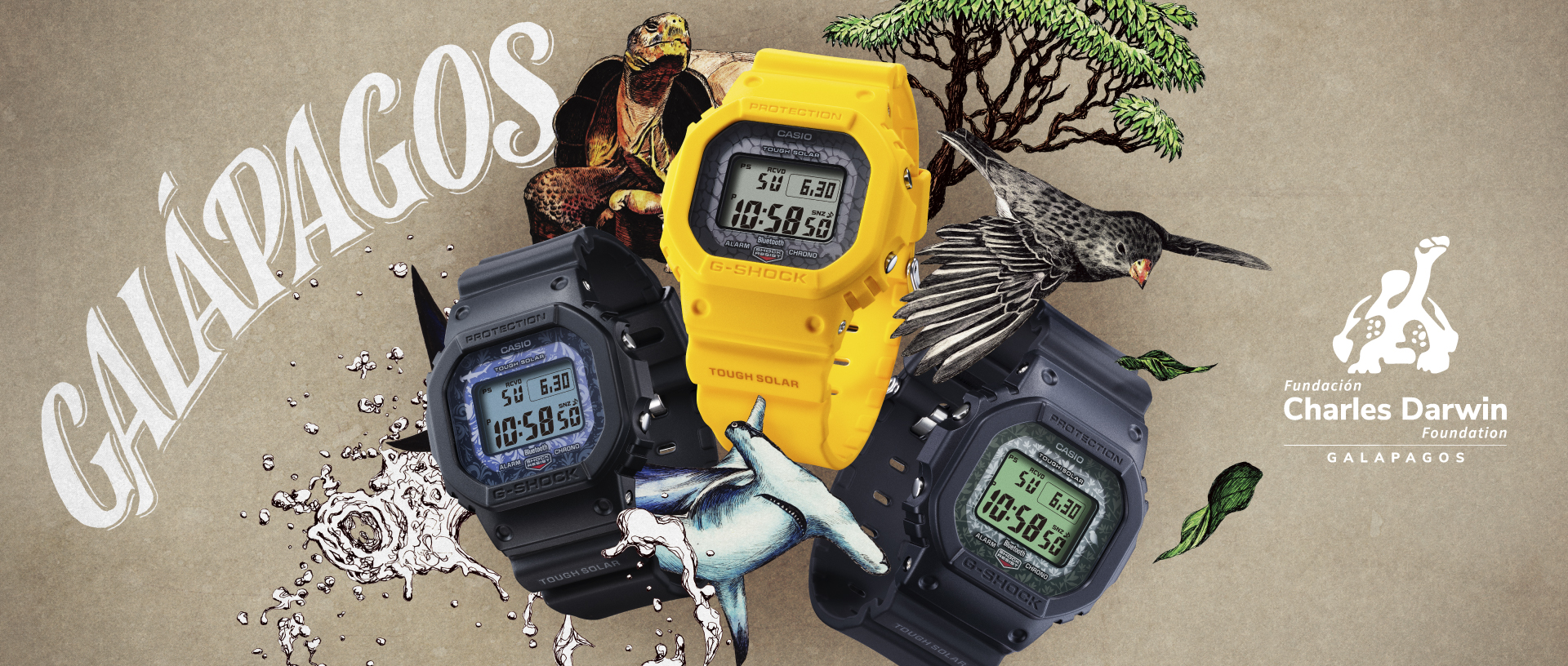G-SHOCK – Conoce el reloj ecológico que busca conservar la biodiversidad de las Islas Galápagos