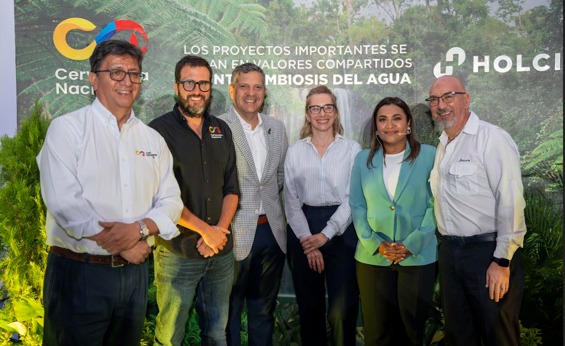negocios: Holcim Ecuador y Cervecería Nacional se unen por el cuidado del agua