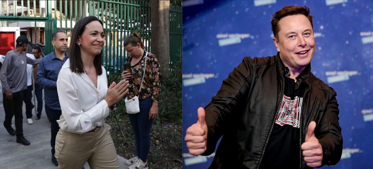 María Corina Machado y Elon Musk unen fuerzas en Twitter contra el chavismo