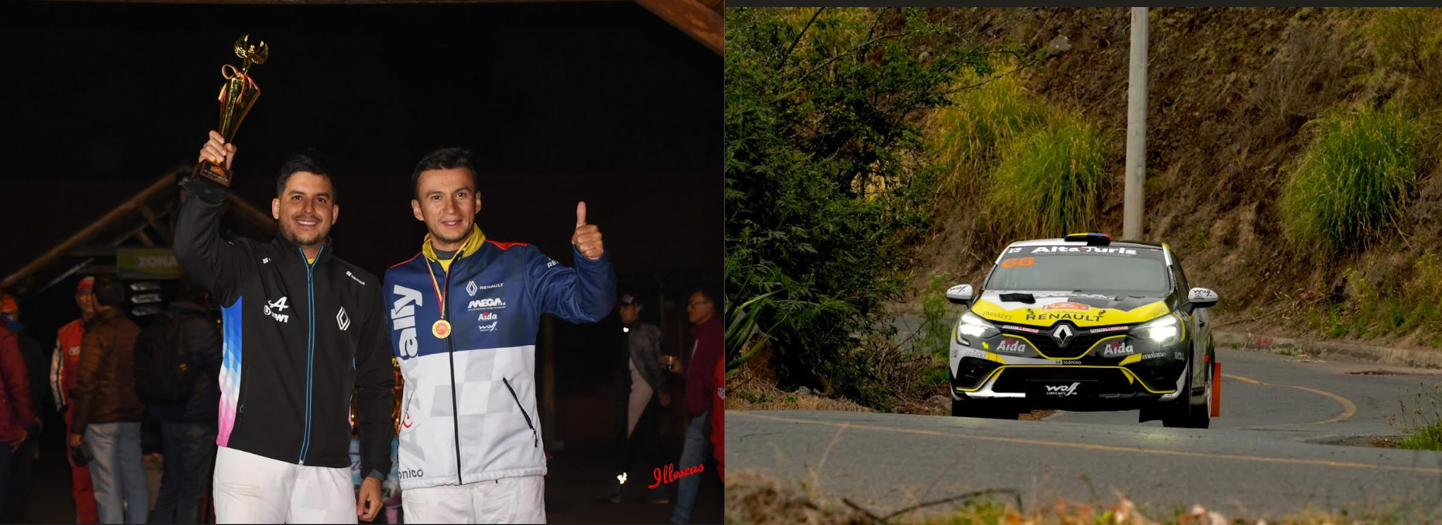 RENAULT Y RICARDO MARTÍNEZ CONQUISTAN LA TREPADA DE MONTAÑA Y SE CONSAGRA EN 2DO LUGAR EN LA COPA RALLY 4 ECUADOR
