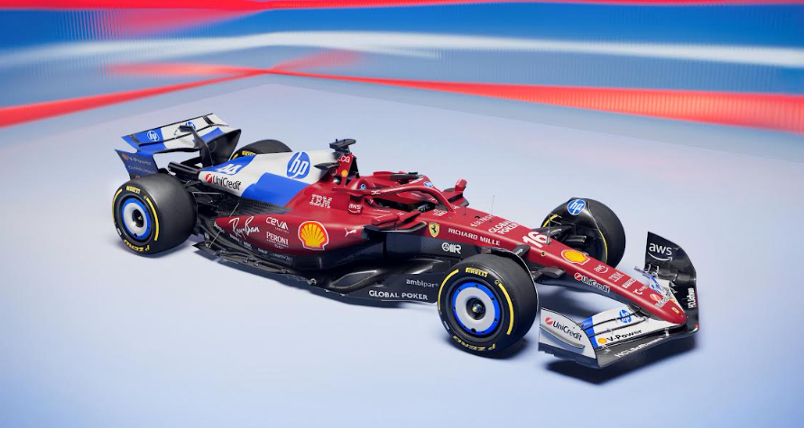 Scudería Ferrari y HP, fusionan tecnología y diseño en una decoración especial para el Gran Premio de Miami