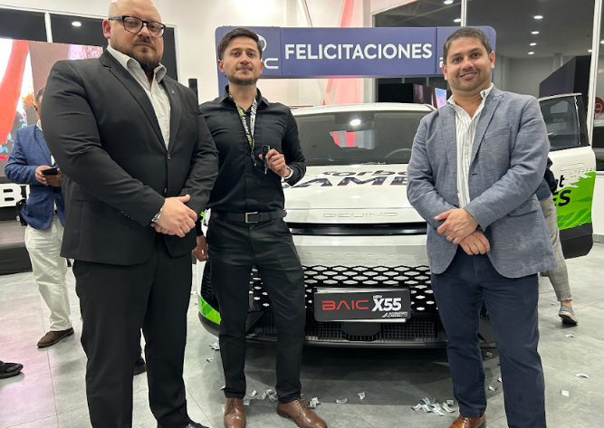 EL GANADOR DE LOS FORBET GAMES RECIBIÓ UN BAIC X55 0KM
