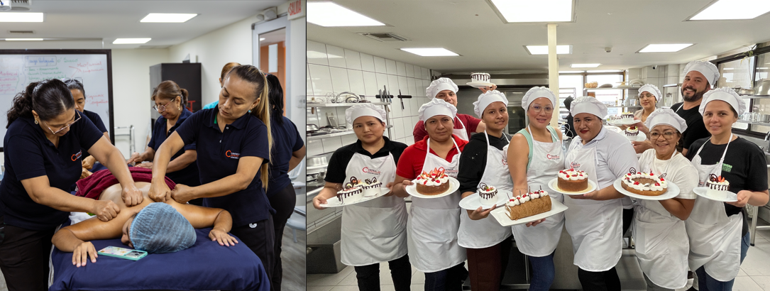 Octubre cursos de Panadería, Pastelería y Masajes en Centro de Capacitación Sánchez Aguilar