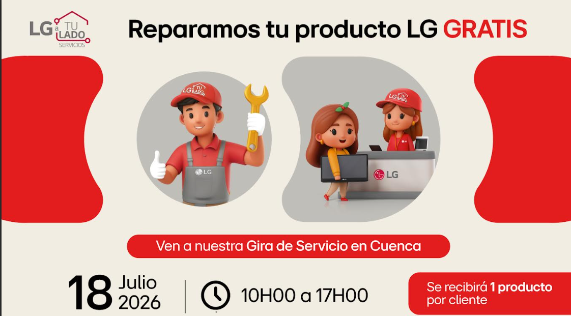 LG Electronics lleva su Gira de Servicio 2026 a Cuenca